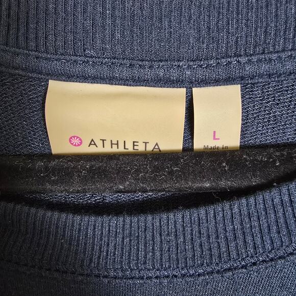 Athleta Criss Cross Sweatshirt - Color: Abyss (Blue) - Large - 489051 - Picture 5 of 5